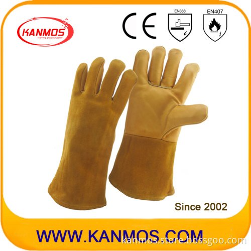Cowhide Leather Industrial Welding Work Gloves (11126)